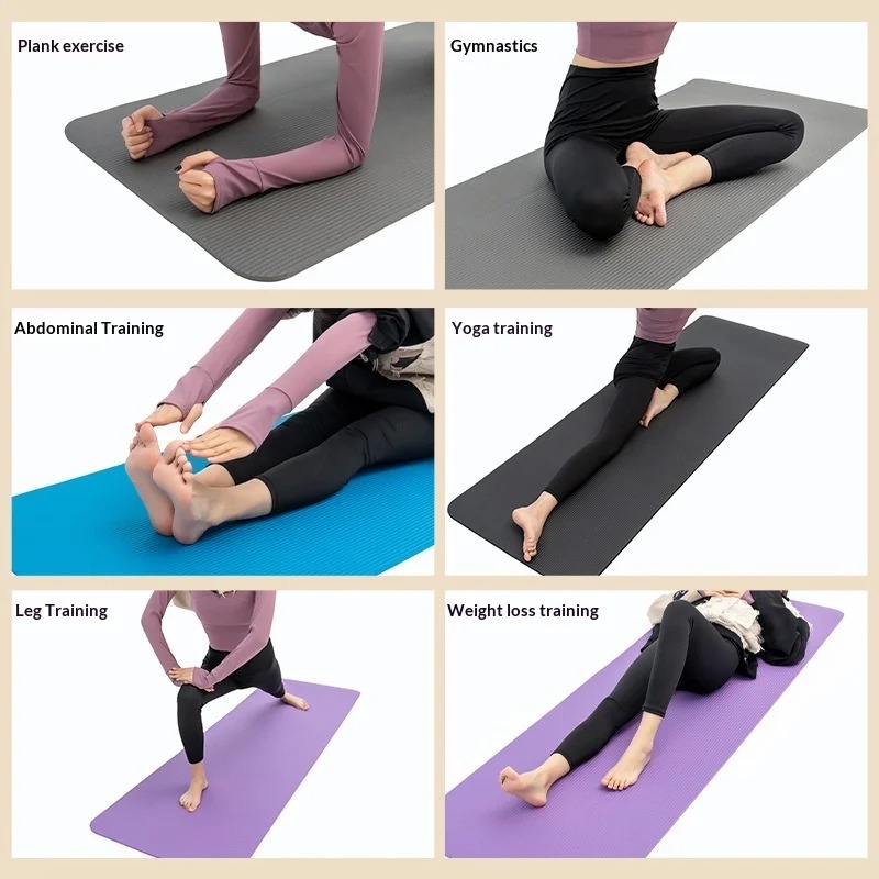 Pilates Yoga Mat - 특대형 논슬립 요가매트 충격흡수 초광폭 필라테스