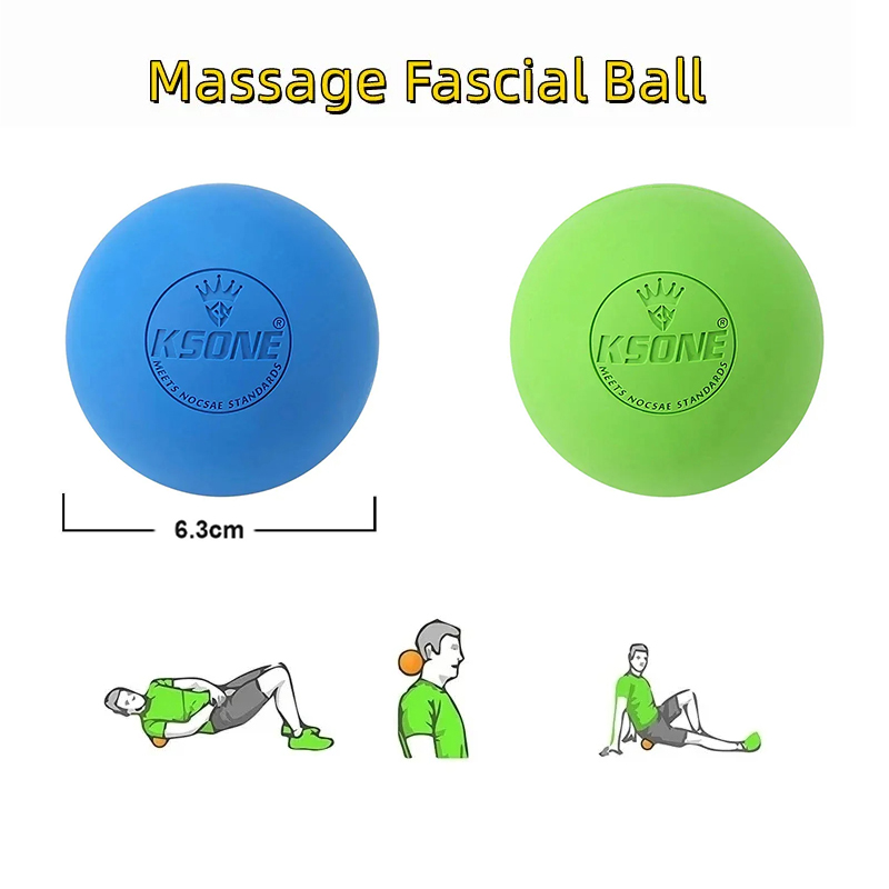 Pilates Yoga Ball - 고무 근막 마사지 공 요가 피트니스
