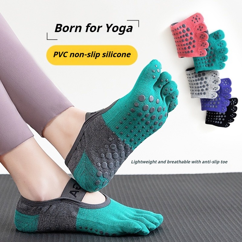 Pilates Yoga Fitness - 전문가용 필라테스 미끄럼 방지 5개 손가락