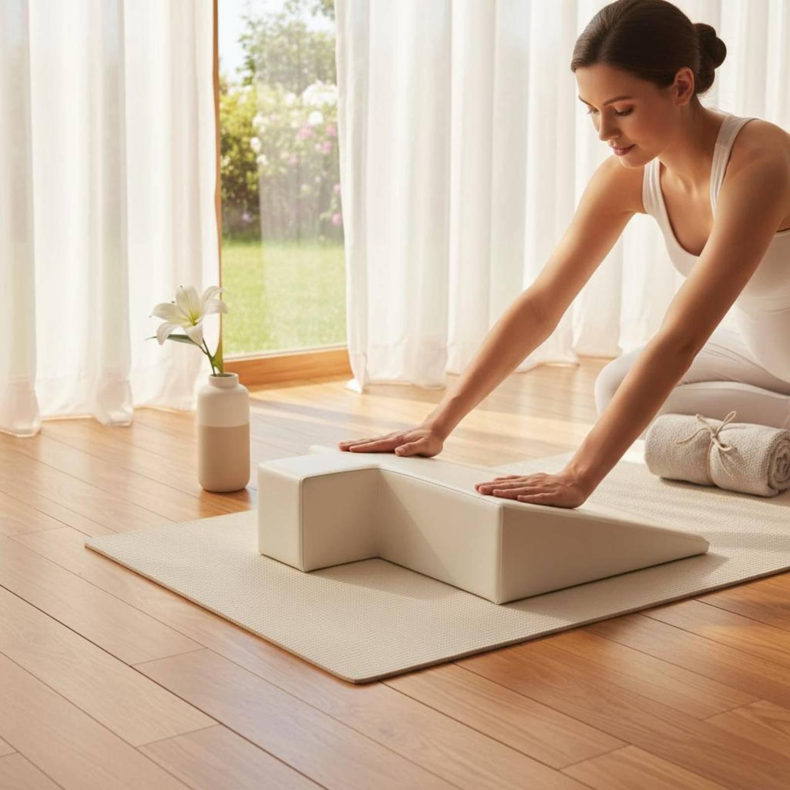 Pilates & Yoga Knokke - 임산부 지원 쿠션 고밀도 폼 운동