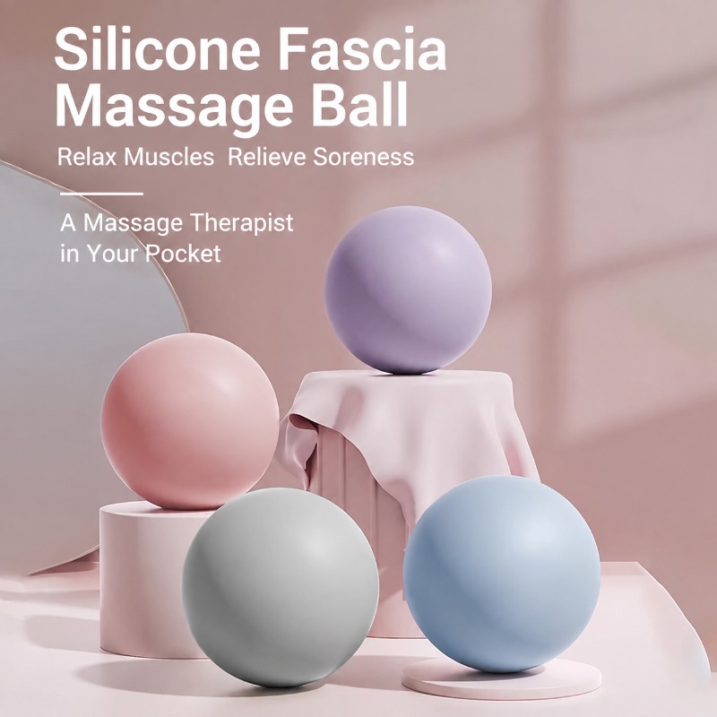 실리콘 피트니스 근막볼 솔리드 마사지 스피어 발바닥 목 - Pilates Yoga Ball 리뷰 및 가격