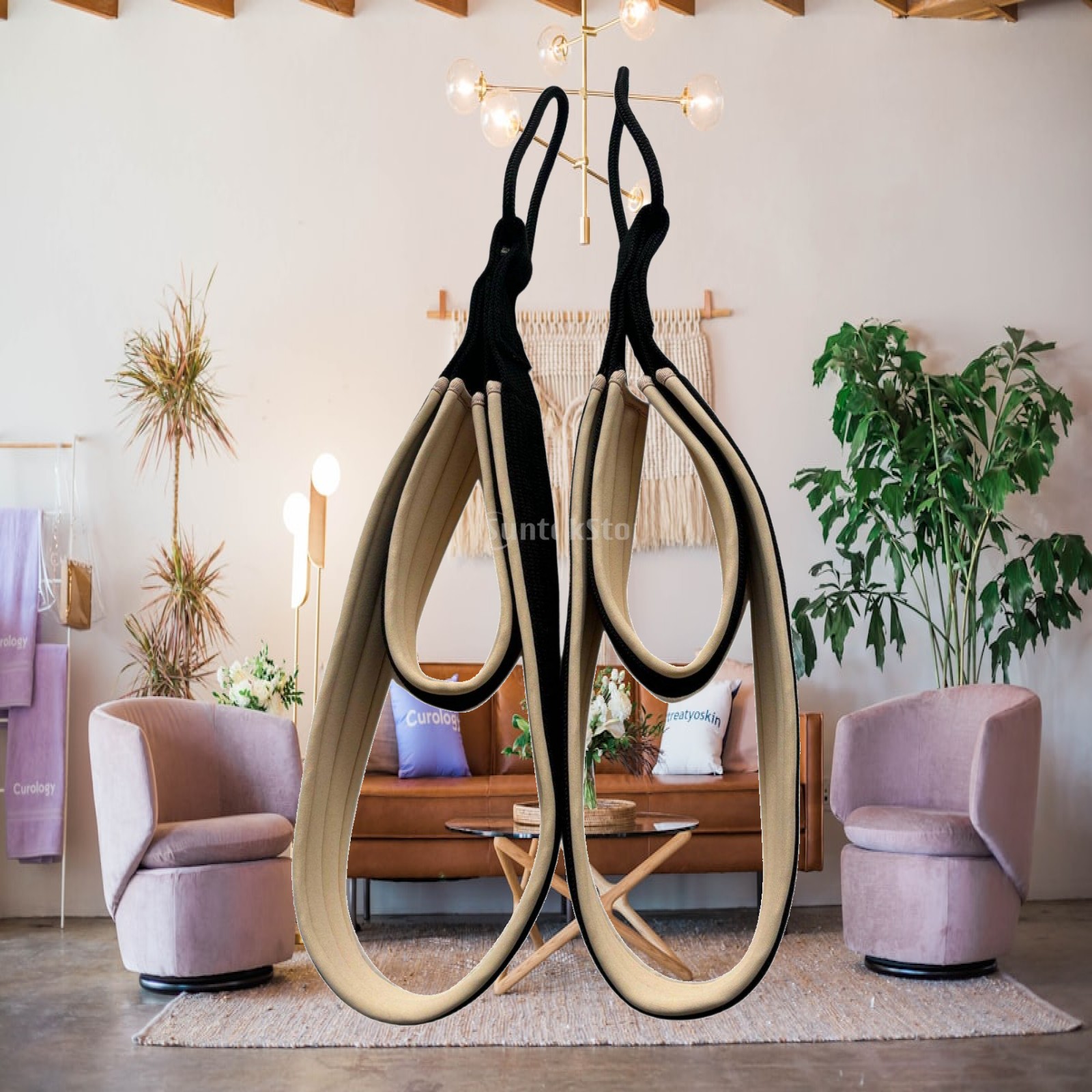 필라테스 오버헤드 핸들 논슬립 그립 필라테스 스트랩,  - Pilates & Yoga Knokke 리뷰 및 가격