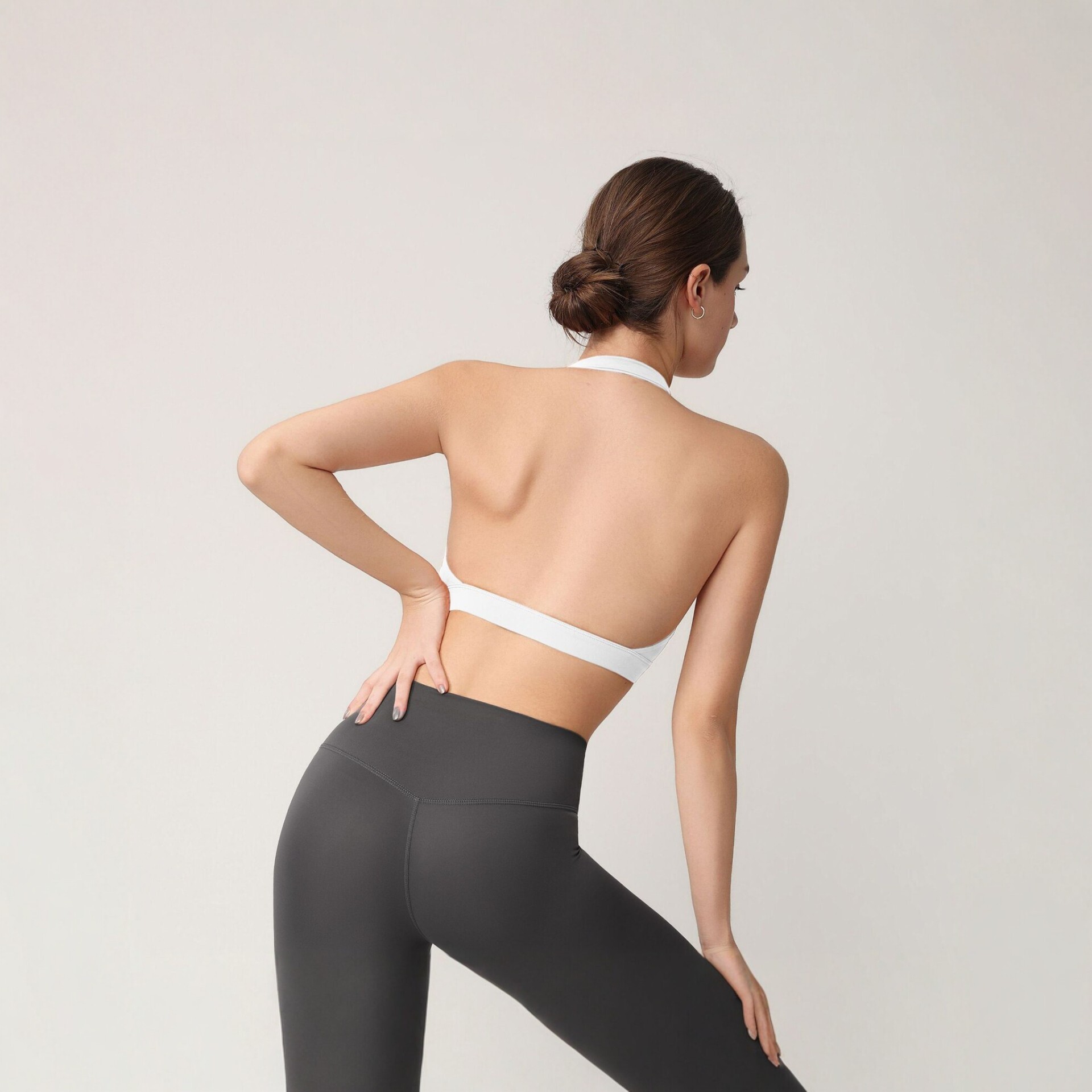 여성용 홀터 스포츠 브라, 고정 패드 포함, 충격 방지 - Pilates Yoga Fitness 리뷰 및 가격