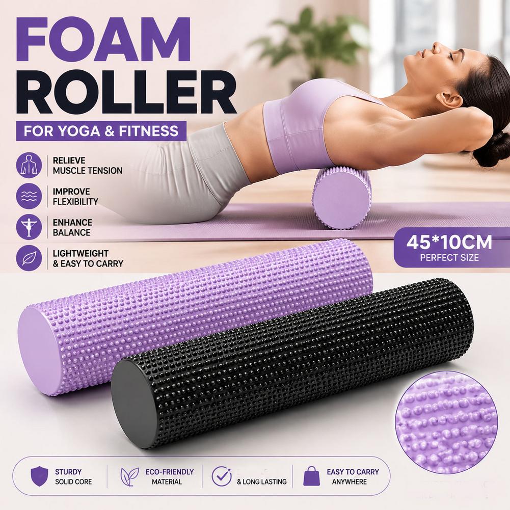 요가 폼 롤러 EVA 고밀도 요가 컬럼롤러 필라테스 폼 - Pilates Yoga Ball 리뷰 및 가격
