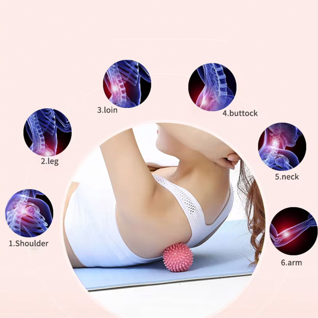 6CM 스파이키 마사지 볼, 근막 이완 딥티슈 트리거  - Pilates Yoga Ball 리뷰 및 가격