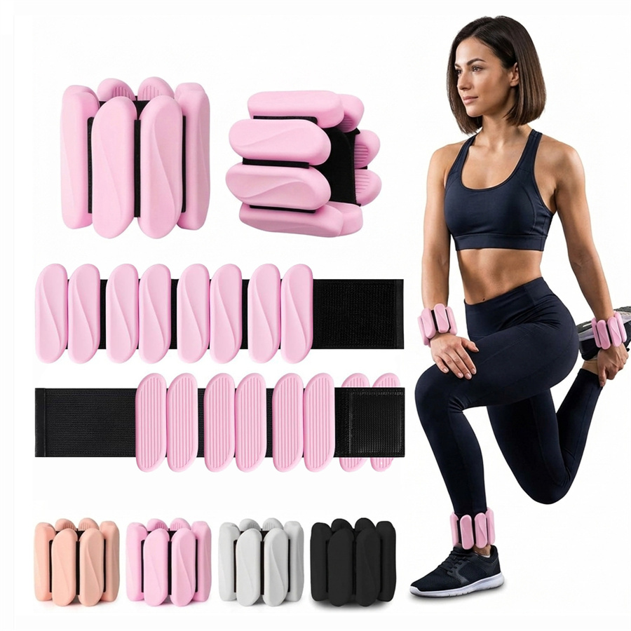 탈부착 가능한 가중 손목 발목 밴드, 조절 가능한 실리 - Yoga Sandbag Weight 리뷰 및 가격