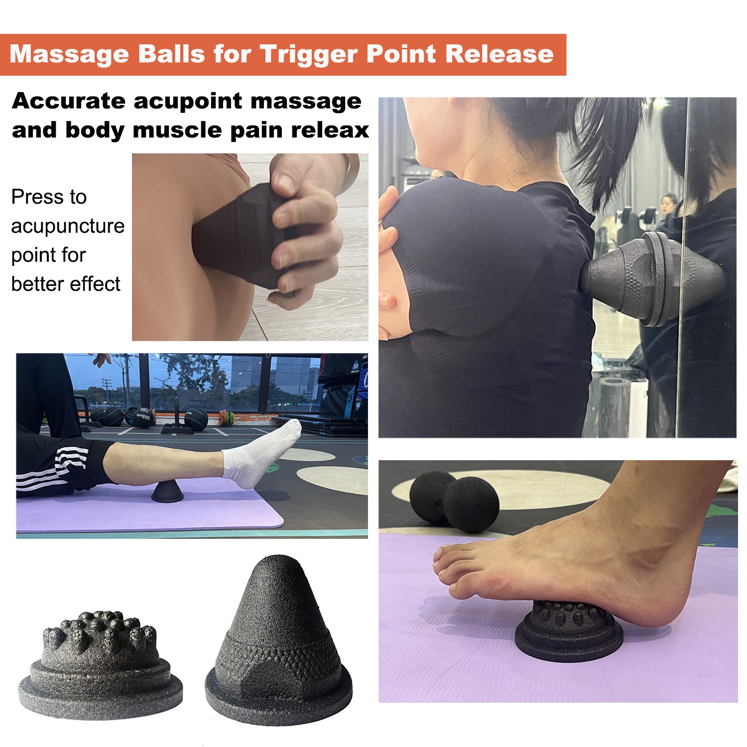 5-in-1 근막 롤러 세트 근육 회복 세트 - 등,  - Pilates Yoga Ball 리뷰 및 가격
