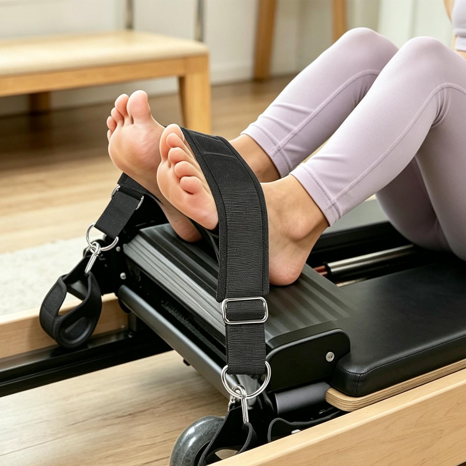 리포머 풋스트랩 더블 루프 두꺼운 논슬립 조절 가능한  - Pilates & Yoga Knokke 리뷰 및 가격